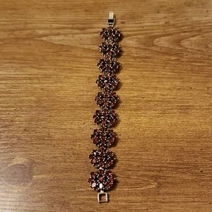 Stunning antique garnet bracelet